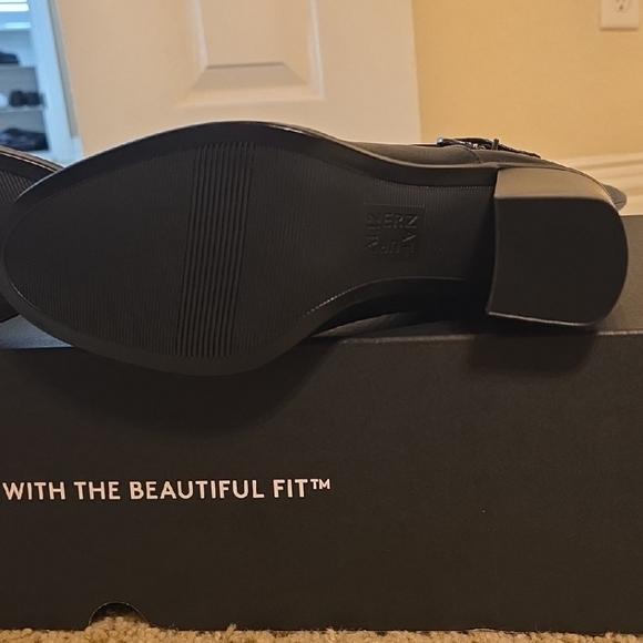 Naturalizer Black Heeled Boots (Wide Calf) - Picture 3 of 4